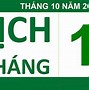 Tháng 10 Dương Lịch 2023